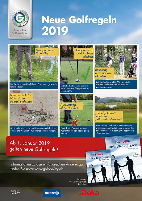 News: DGV - Golfregeln ab 2019