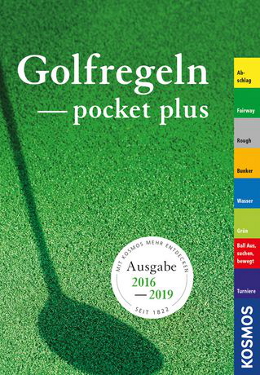 Golfregeln: Kosmos Verlag - pocket plus 2016-2019